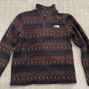 The North Face Quarter Zip Mens Fleece Sweater